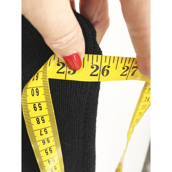 Massimo Dutti Black Open Front Long Cardigan Size S NWT - Picture 6 of 7